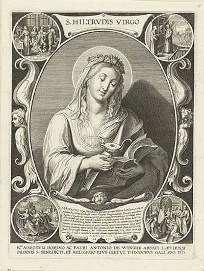 0 christian feast days hiltrude of liessies 09 27