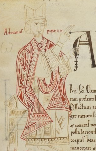 1159 pope adrian iv born 1100 09 01