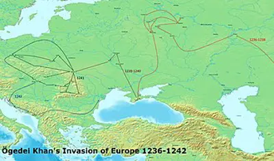 1223 mongol invasion of kievan rus mongol forces defeated a kie 05 31