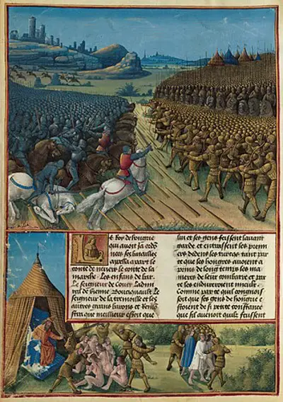 1396 ottoman sultan bayezid i defeats a christian army at the bat 09 25