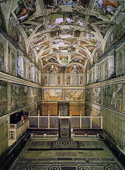 1512 the ceiling of the sistine chapel painted by michelangelo 11 01