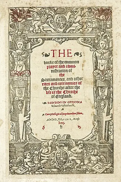 1549 the first book of common prayer was legally mandated by parl 06 09