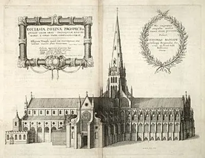 1561 the spire of old st pauls cathedral in london was destroyed 06 04
