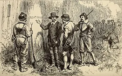 1587 roanoke colony a second group of english settlers arrives o 07 22