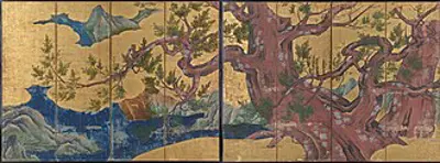 1590 kano eitoku japanese painter and educator born 1543 10 12