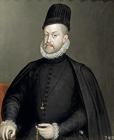 1598 philip ii of spain king of spain portugal england and ire 09 13