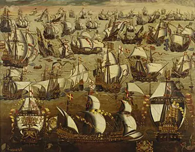 1602 anglo spanish war an english fleet intercepted and attacked 10 03