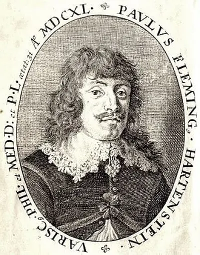 1609 paul fleming german physician and poet died 1640 10 05