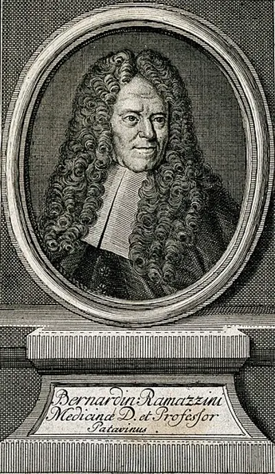1633 bernardino ramazzini italian physician died 1714 10 04