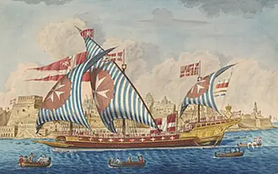 1644 a hospitaller galley squadron defeats an ottoman convoy in t 09 28