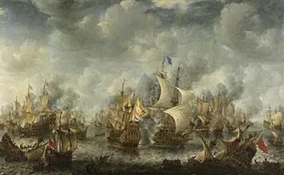 1653 first anglo dutch war the battle of the gabbard begins las 06 12