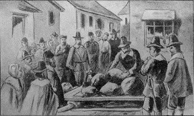 1692 giles corey american farmer and accused wizard born c