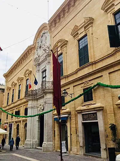 1760 the secondly built castellania in valletta is officially ina 11 15