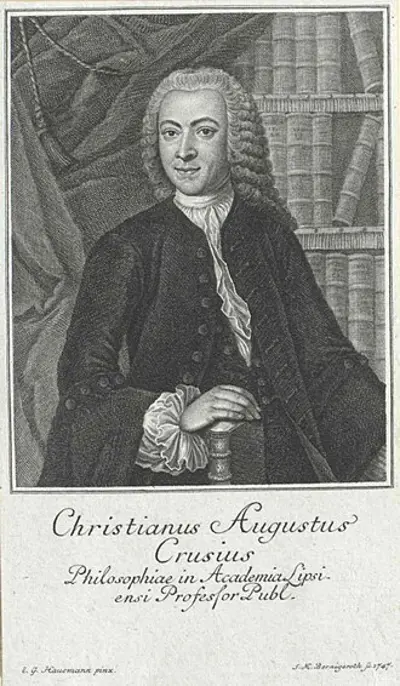 1775 christian august crusius german philosopher and theologian 10 18
