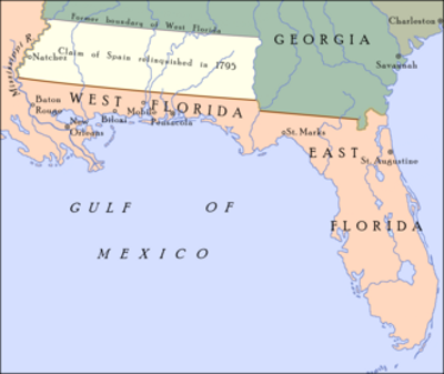 1795 the united states and spain sign the treaty of madrid which 10 27