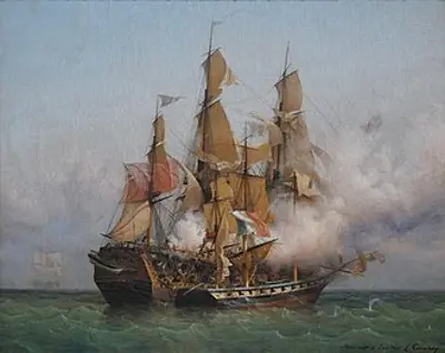 1800 the french privateer robert surcouf led a 150 man crew to ca 10 07