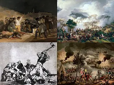 1813 peninsular war spanish troops repel a french attack in the 08 31