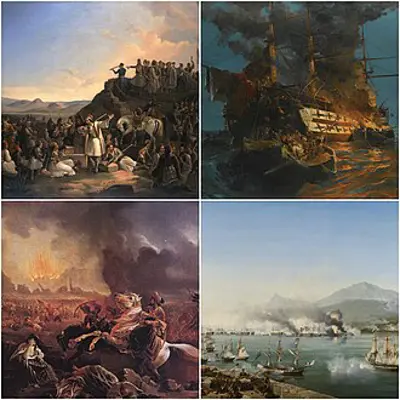 1827 greek war of independence in the battle of navarino a comb 10 20