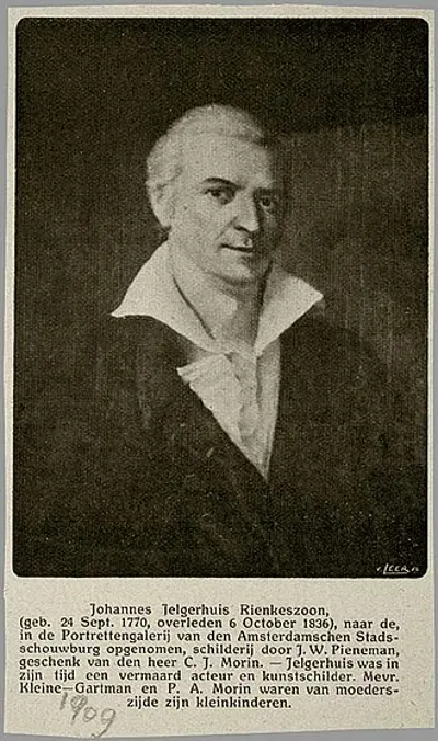 1836 johannes jelgerhuis dutch painter and actor born 1770 10 06