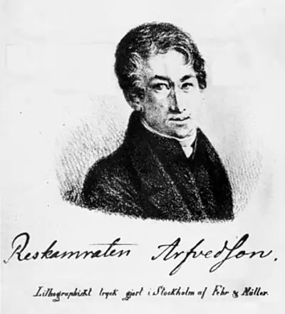 1841 johan august arfwedson swedish chemist and academic born 1 10 28
