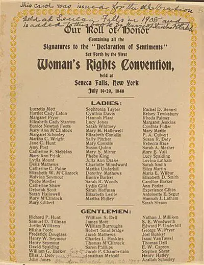 1848 the two day seneca falls convention the first womens right 07 19