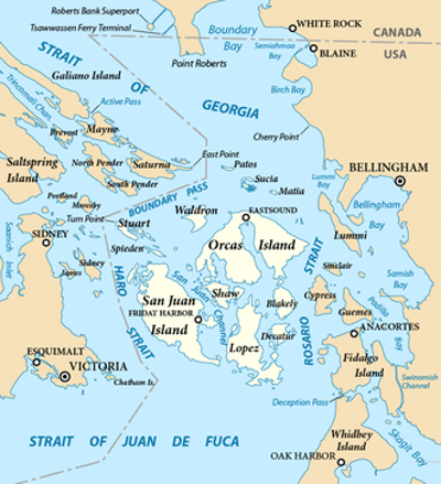 1859 the shooting of a pig in the san juan islands led to the so 06 15