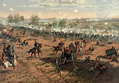 1863 american civil war the battle of gettysburg begins