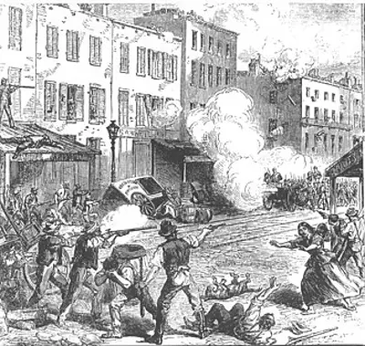 1863 four days of rioting began in new york city in response to l 07 13