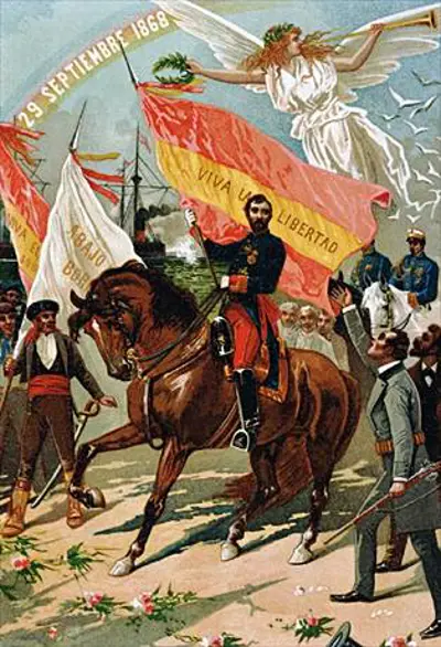 1868 la gloriosa begins in spain