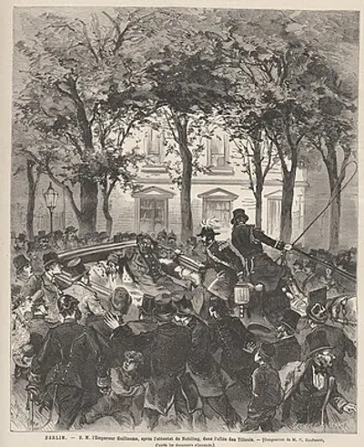 1878 nobiling assassination attempt by anarchist karl nobiling ta 06 02