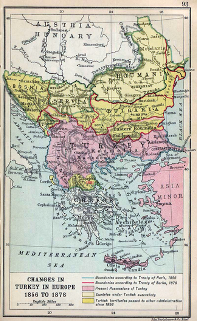 1878 treaty of berlin the european powers redraw the map of the 07 13