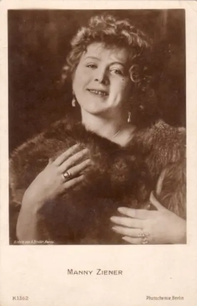 1887 manny ziener german actress died 1972 10 05