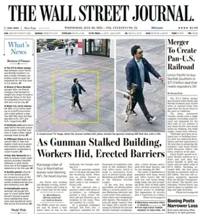 1889 the first issue of the wall street journal is published