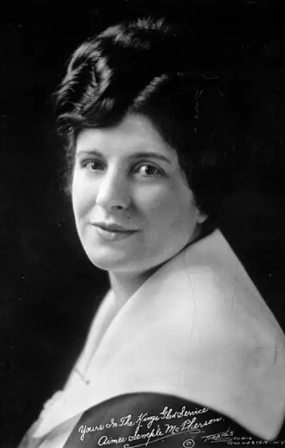 1890 aimee semple mcpherson canadian american evangelist founde 10 09