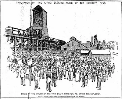 1896 an explosion in the newton coal companys twin shaft mine in 06 28