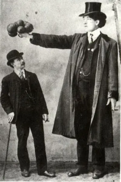 1904 edouard beaupre canadian giant and strongman born 1881 07 03