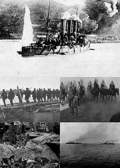1904 russo japanese war the japanese battleships hatsuse and yas 05 15