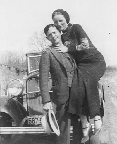 1910 bonnie parker american criminal died 1934 10 01