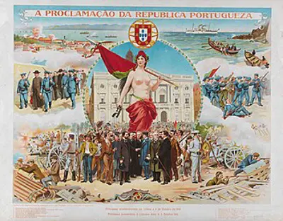 1910 in a revolution in portugal the monarchy is overthrown and a 10 05