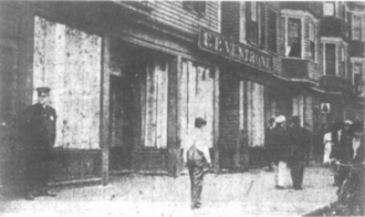 1914 due to price increases on macaroni products rioting occurre 08 29