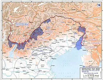 1915 the first battle of the isonzo comes to an end