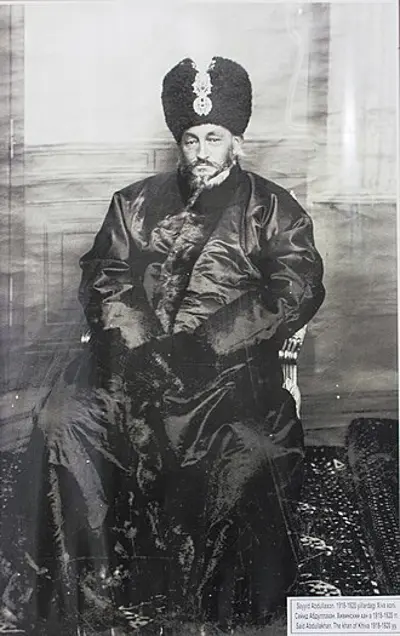 1918 sayid abdullah becomes the last khan of khiva