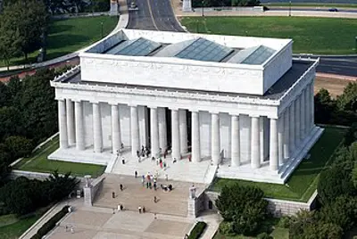1922 the lincoln memorial in washington d.c