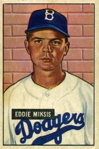1926 eddie miksis american baseball player died 2005 09 11