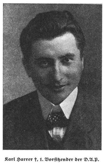 1926 karl harrer german journalist and politician born 1890 09 05