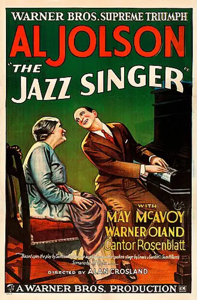 1927 opening of the jazz singer the first prominent talkie mov 10 06
