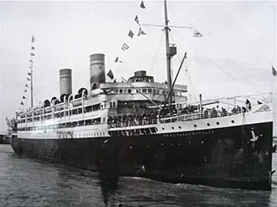 1927 the italian luxury liner ss principessa mafalda sinks off th 10 25