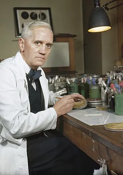 1928 alexander fleming notices a bacteria killing mold growing in 09 28