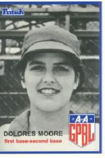 1932 dolores moore american baseball player died 2000 10 27