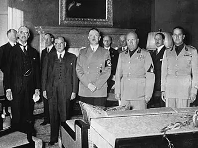 1938 britain france germany and italy sign the munich agreement 09 30